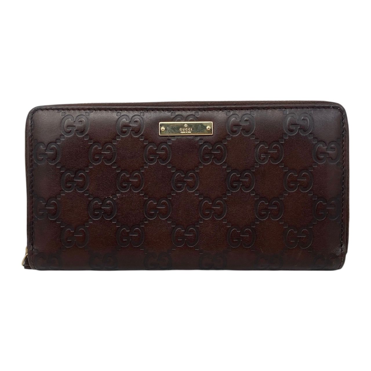 ☆グッチ 長財布 ラウンドファスナー ロングウォレット 112724