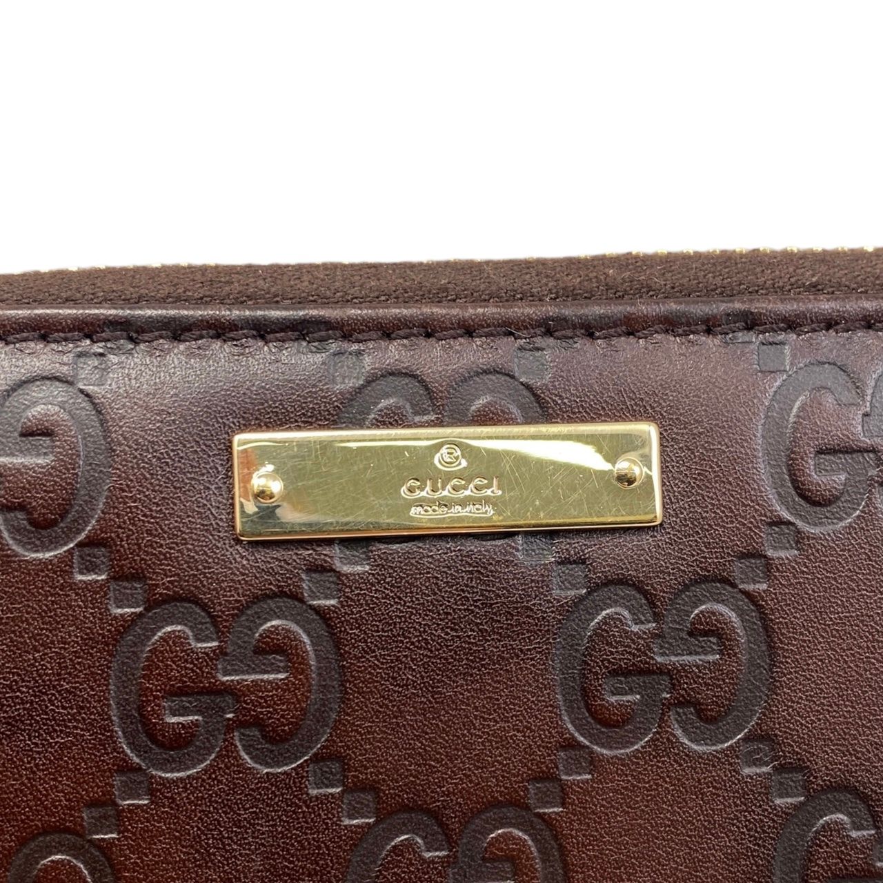 ☆グッチ 長財布 ラウンドファスナー ロングウォレット 112724