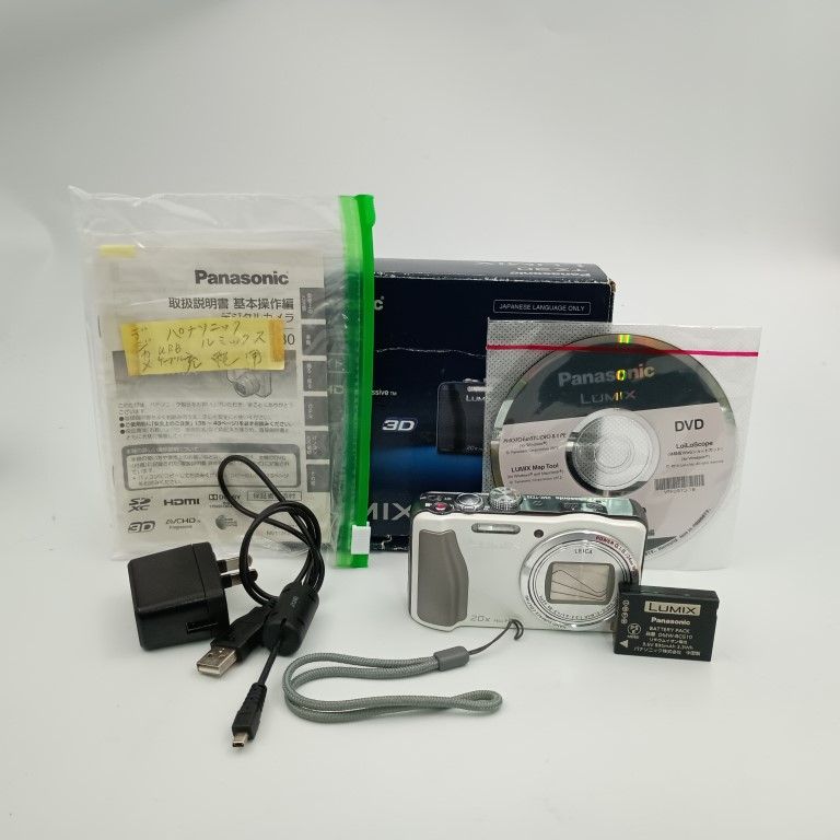 Panasonic LUMIX DMC-TZ30 ホワイト コンパクトデジタルカメラ - メルカリ