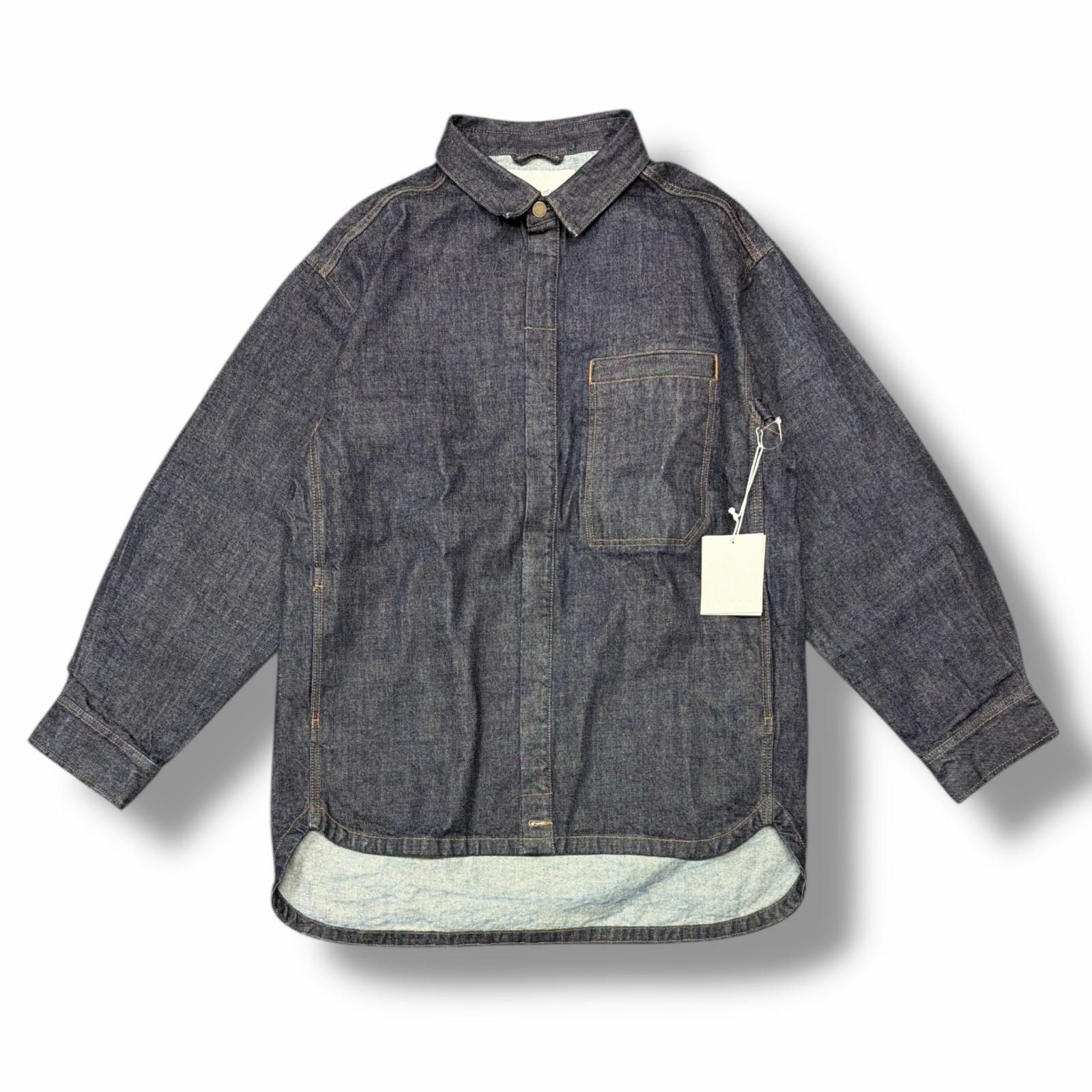 参考上代71500円 未使用 entire studios 25AW HERCULEAN SHIRT RAW ハーキュリアンシャツ デニムシャツ ジャケット エンタイアスタジオ ESU-W25-11005 インディゴ M （6747M） 参考上代71500円 未使用 entire studios 25AW HERCULEAN SHIRT RAW