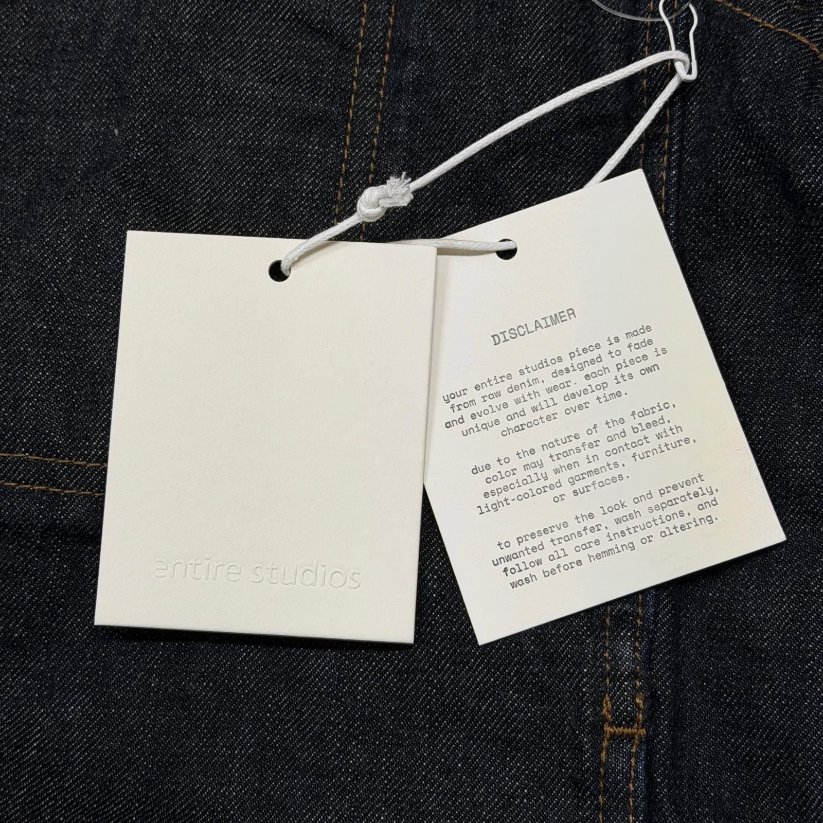 参考上代71500円 未使用 entire studios 25AW HERCULEAN SHIRT RAW