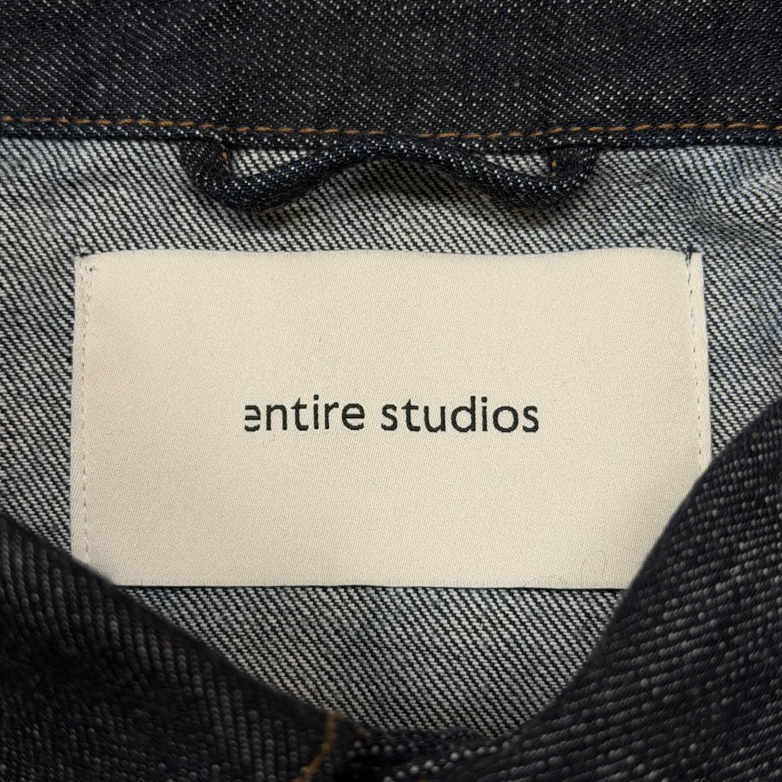 参考上代71500円 未使用 entire studios 25AW HERCULEAN SHIRT RAW ハーキュリアンシャツ デニムシャツ ジャケット エンタイアスタジオ ESU-W25-11005 インディゴ M （6747M） 参考上代71500円 未使用 entire studios 25AW HERCULEAN SHIRT RAW