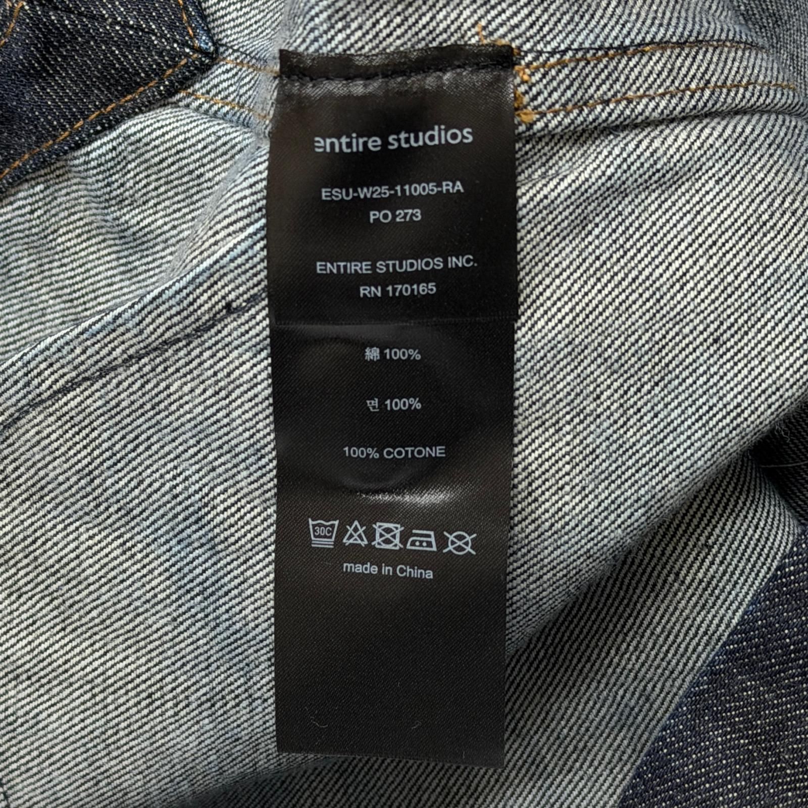参考上代71500円 未使用 entire studios 25AW HERCULEAN SHIRT RAW
