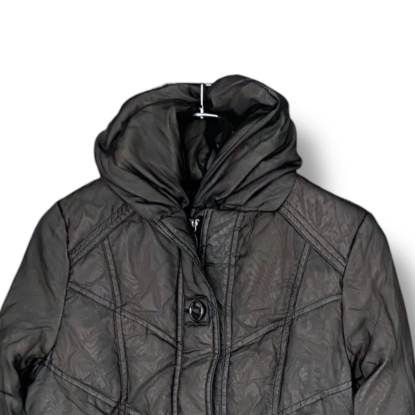 CASTELBAJAC カステルバジャック ブラック フード付きダウンコート