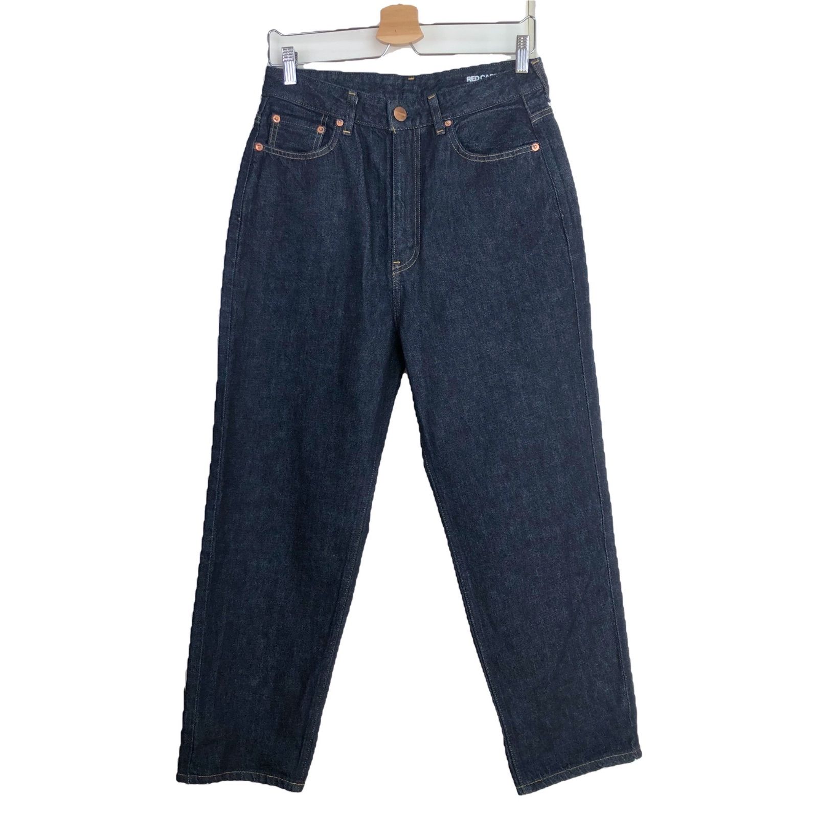 RED CARD ルーズテーパード デニムパンツ JAZZ 26 RINSE ネイビー 濃紺