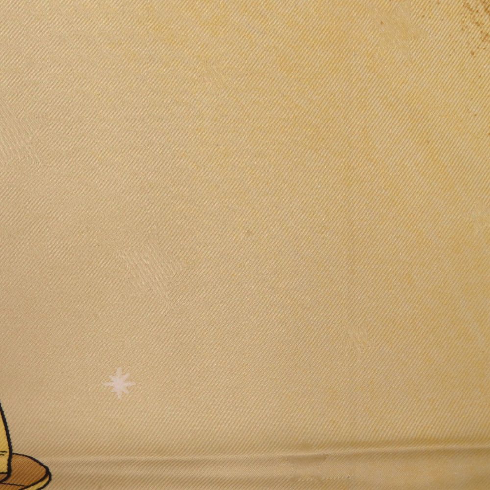 美品 エルメス カレ90 COSMOS コスモス 宇宙観 馬 シルク イエロー