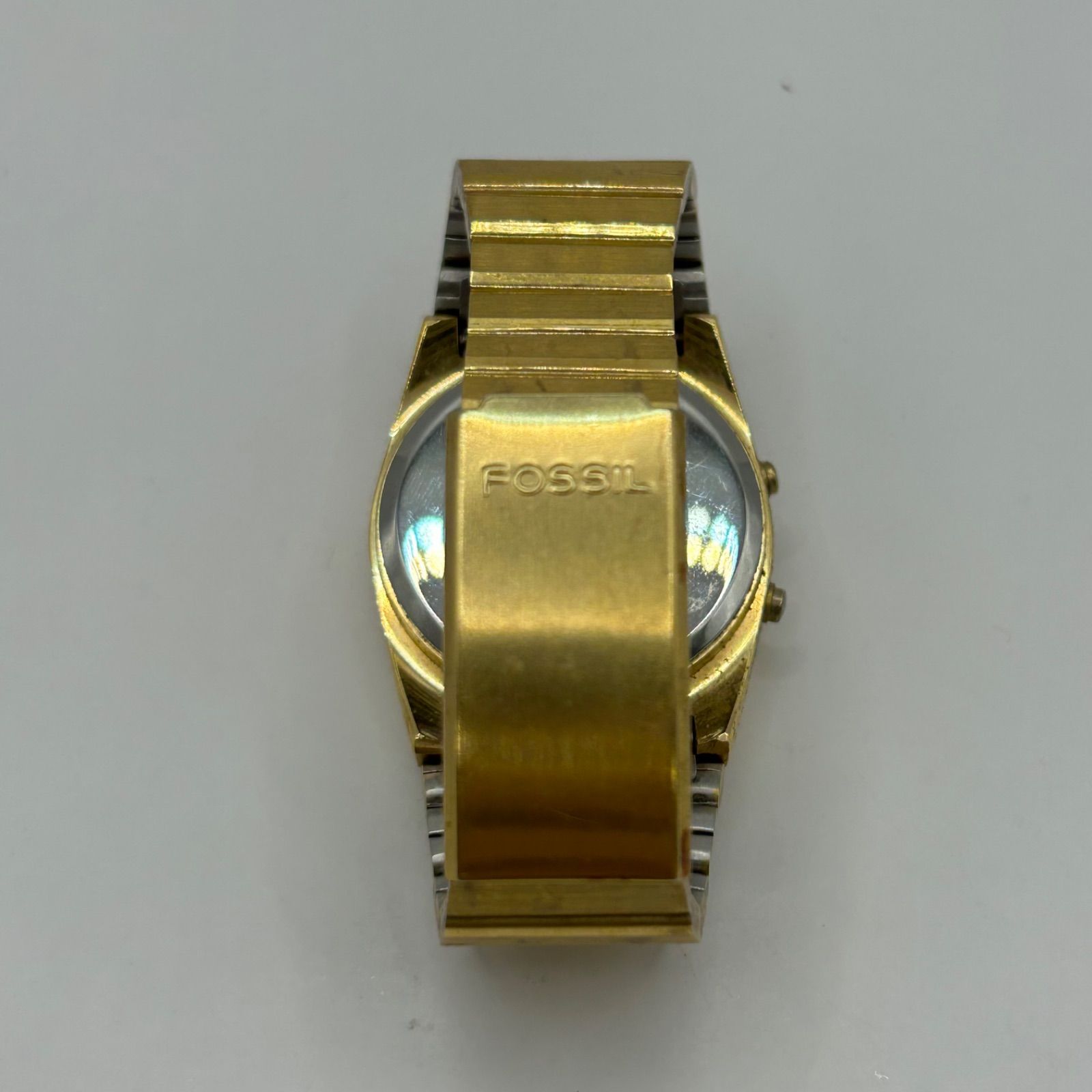 FOSSIL フォッシル 2002 JR-7789 デジタル時計 ゴールド - メルカリ