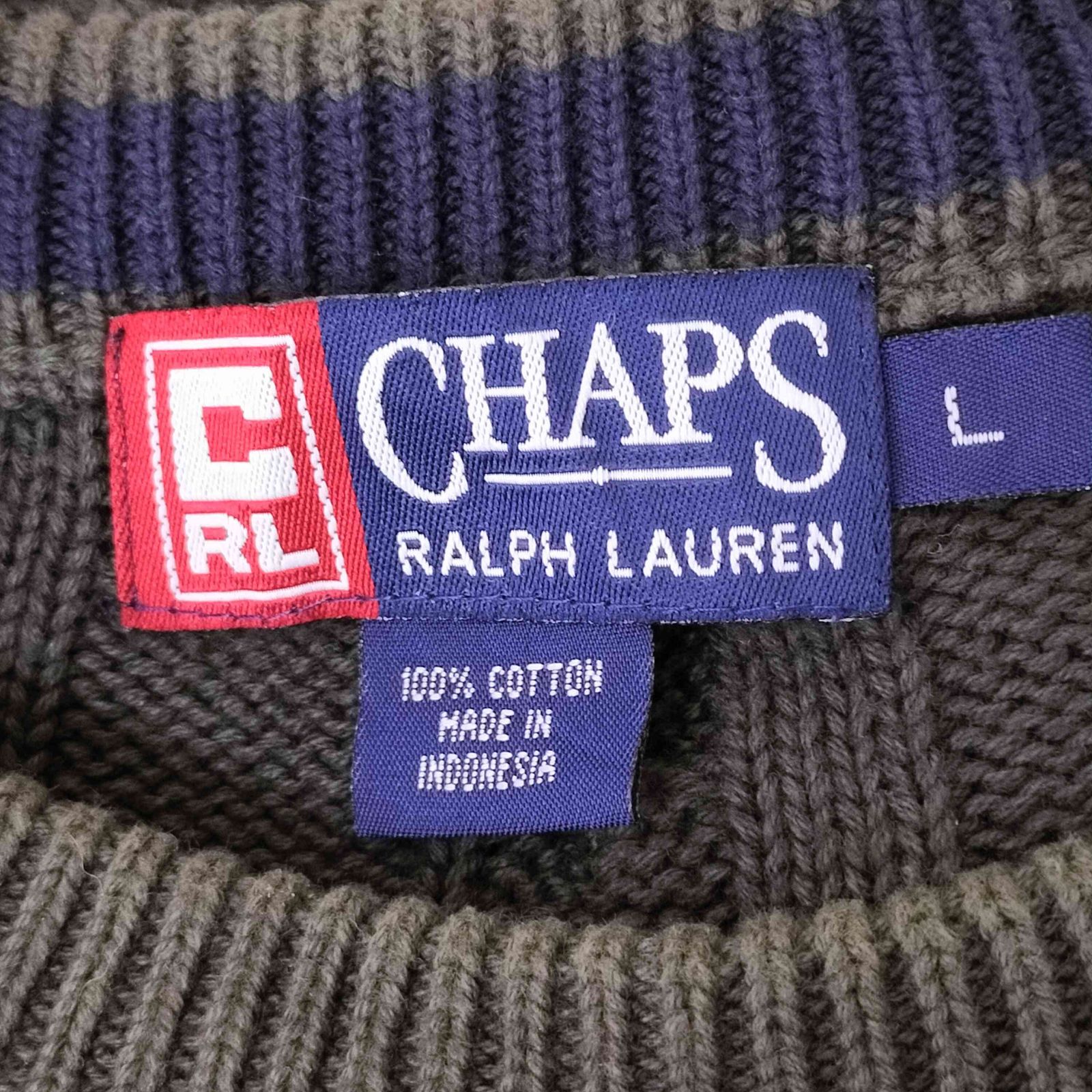 チャップスラルフローレン CHAPS RALPH LAUREN 90S 刺繍 コットン
