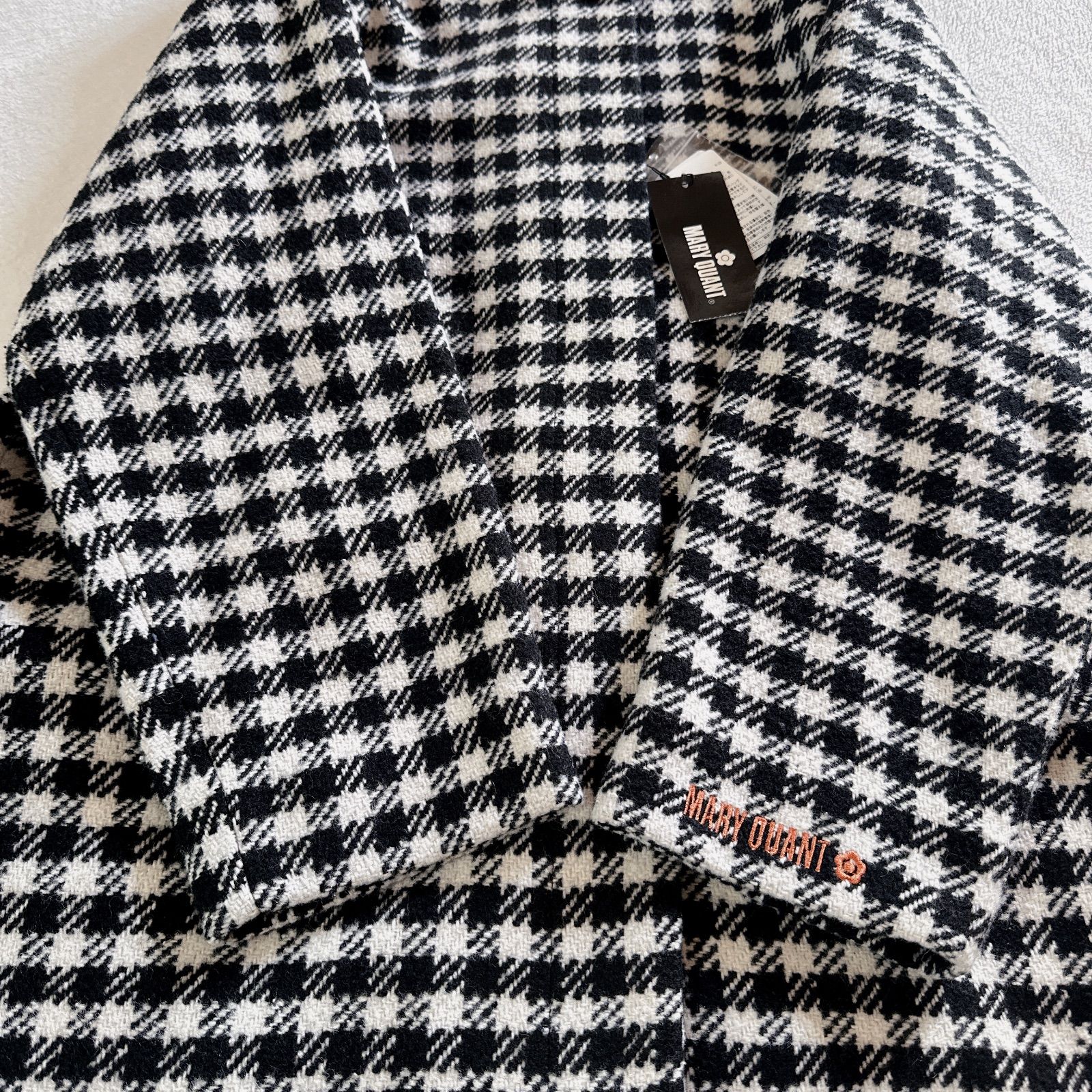 新品】MARY QUANT マリークワント ノーカラー ラグラン ロングコート