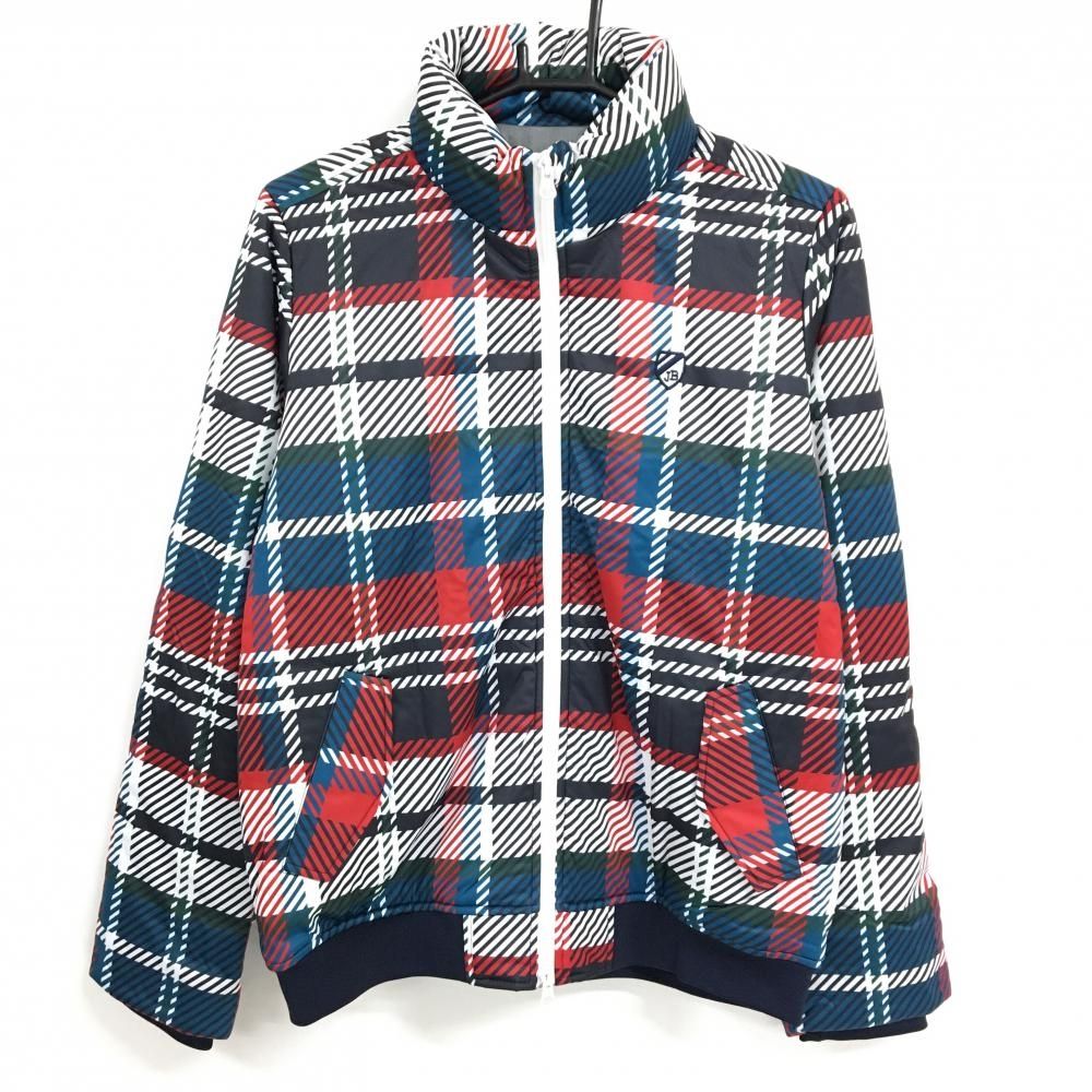 新品】ジャックバニー 中綿ジャケット 白×ネイビー×レッド チェック