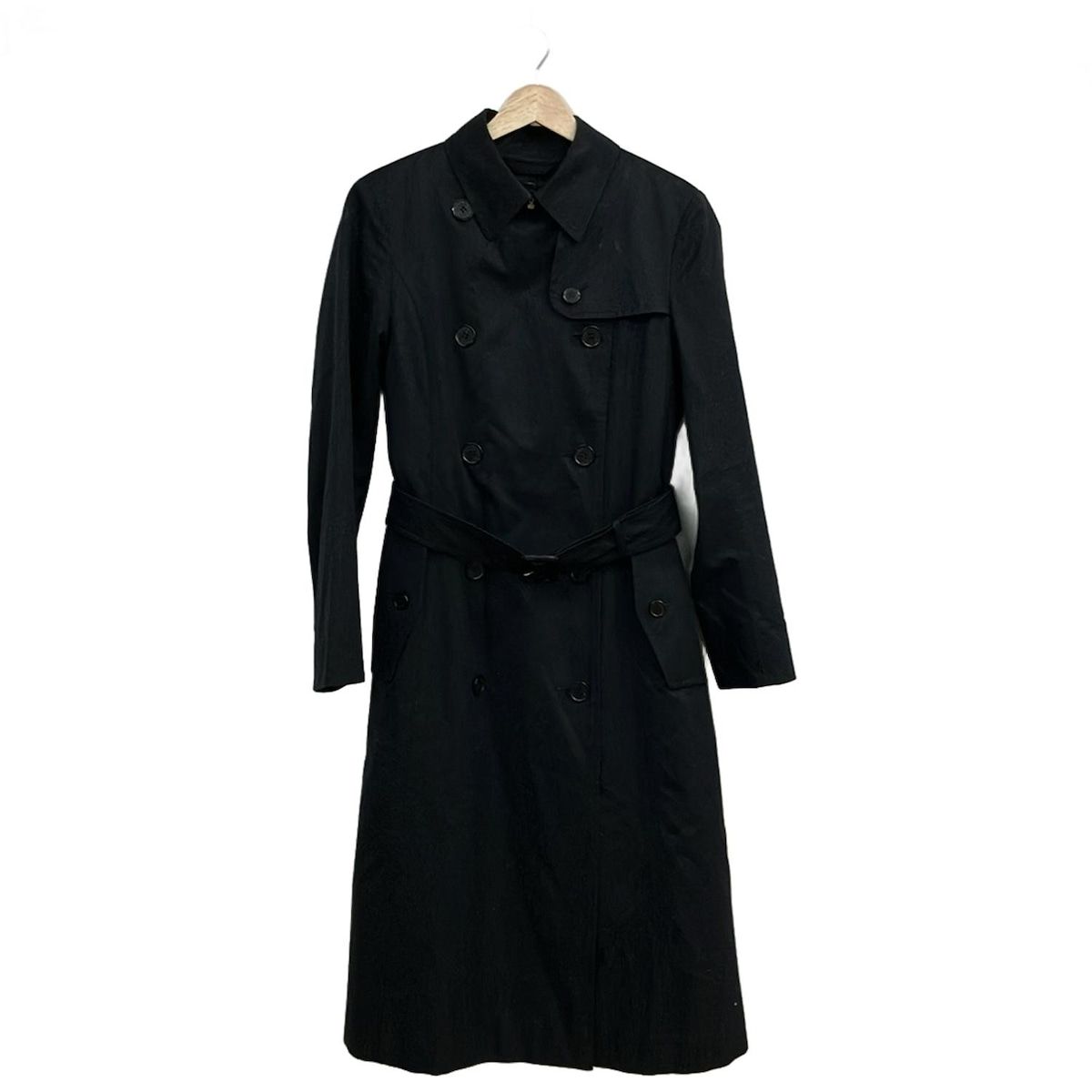 MACKINTOSH LONDON 黒 ロングコート サイズ38 MACKINTOSH LONDON(マッキントッシュロンドン) コート サイズ38 M