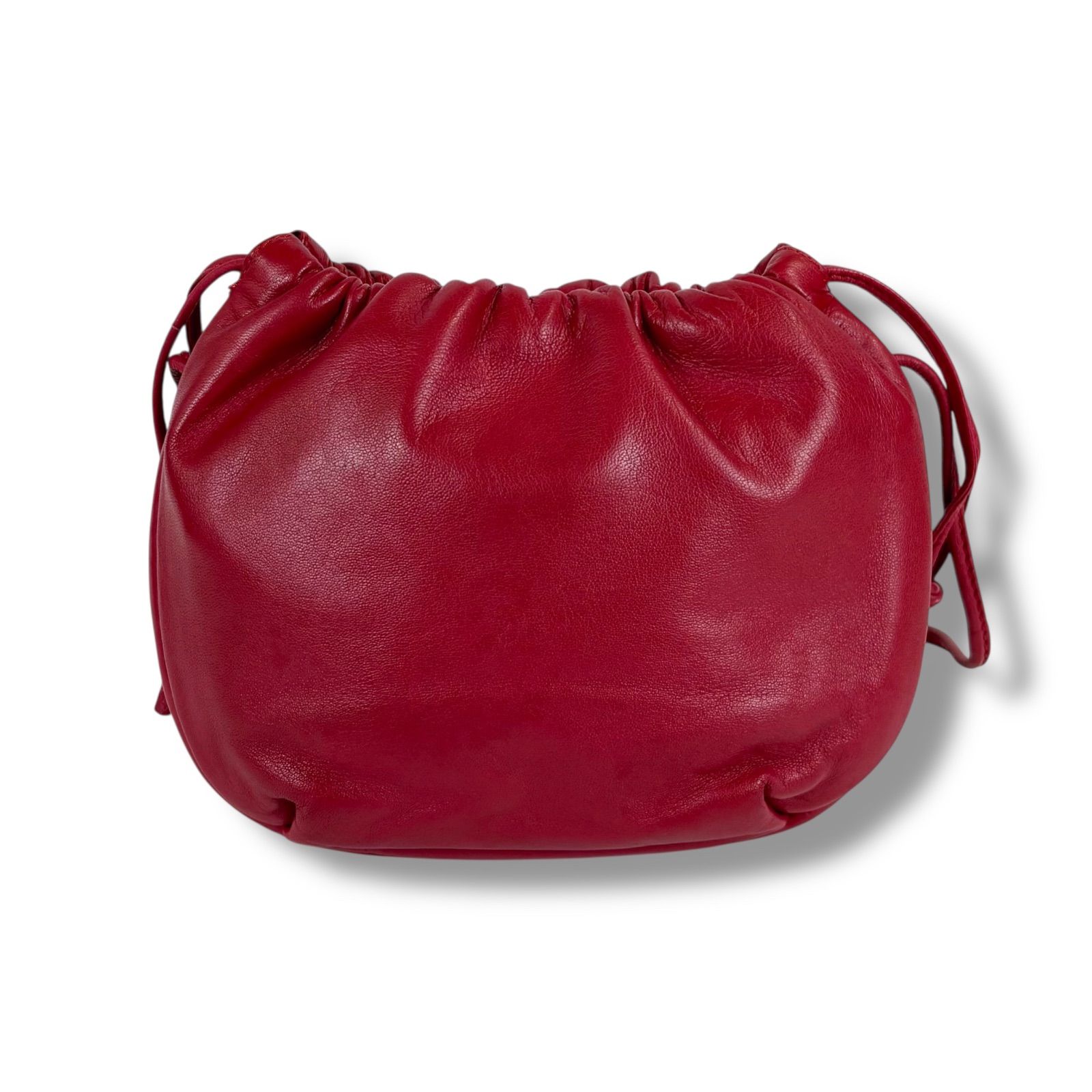 LOEWE ショルダーバッグ 赤色 アナグラム ナッパレザー LOEWEショルダーバッグ ナッパレザー アナグラム レッド ロエベ LOEWE