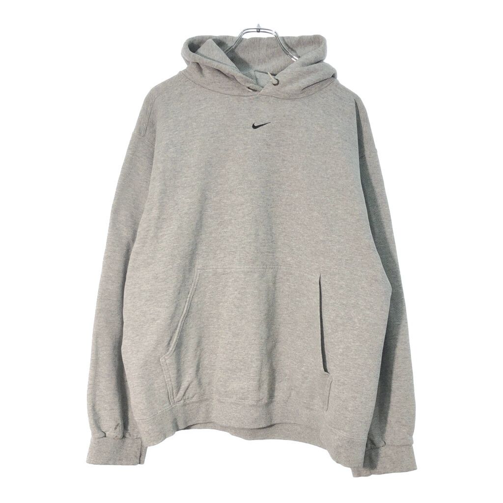 T*a様 【海外古着】NIKE ナイキ USA パーカー L グレー　90s ヴ 90年代 USA製 NIKE ナイキ センタースウォッシュ スウェットパーカー