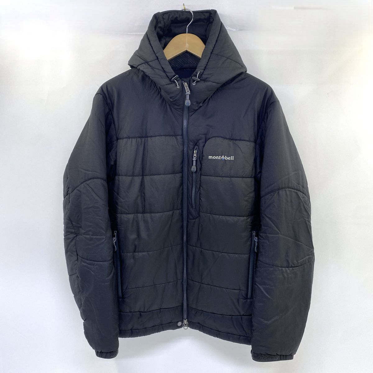 mont bell モンベル フラットアイアンパーカ Lサイズ 1101388 ブラック