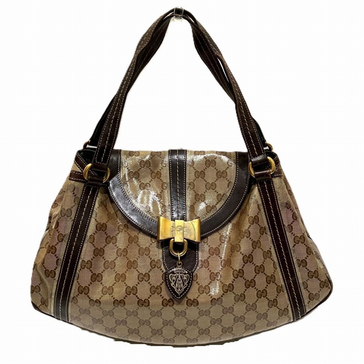 GUCCI グッチ ショルダーバッグ PVC グッチ GUCCI GGクリスタル ショルダーバッグ PVC 181476 レディース
