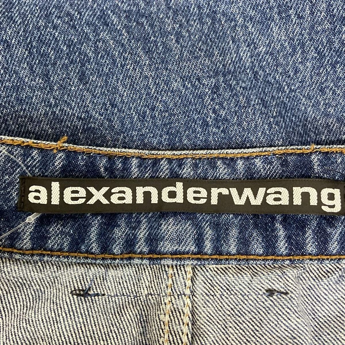 良品✨アレキサンダーワン ラインストーンデニムスカート サイズ26 良品✨アレキサンダーワン ラインストーンデニムスカート サイズ26