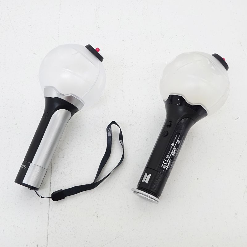 BTS ペンライトセット 三重店】BTS OFFICIAL LIGHT STICK Ver.2 Ver.3 計2点セット アミボム
