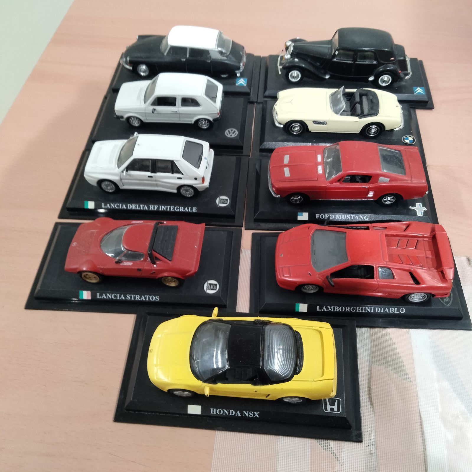 N-6734] デル・プラド カーコレクション 1/43ミニカー 9種セット