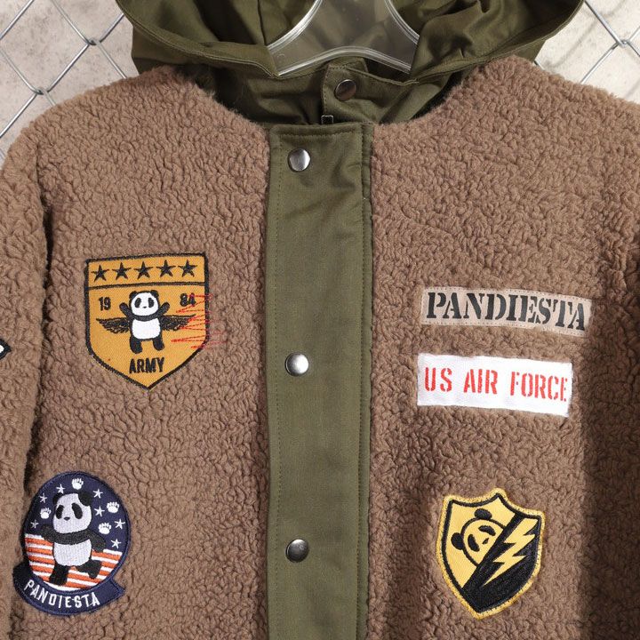 PANDIESTA ミリタリーボア切替 2WAYアウター 564953 パンディエスタ