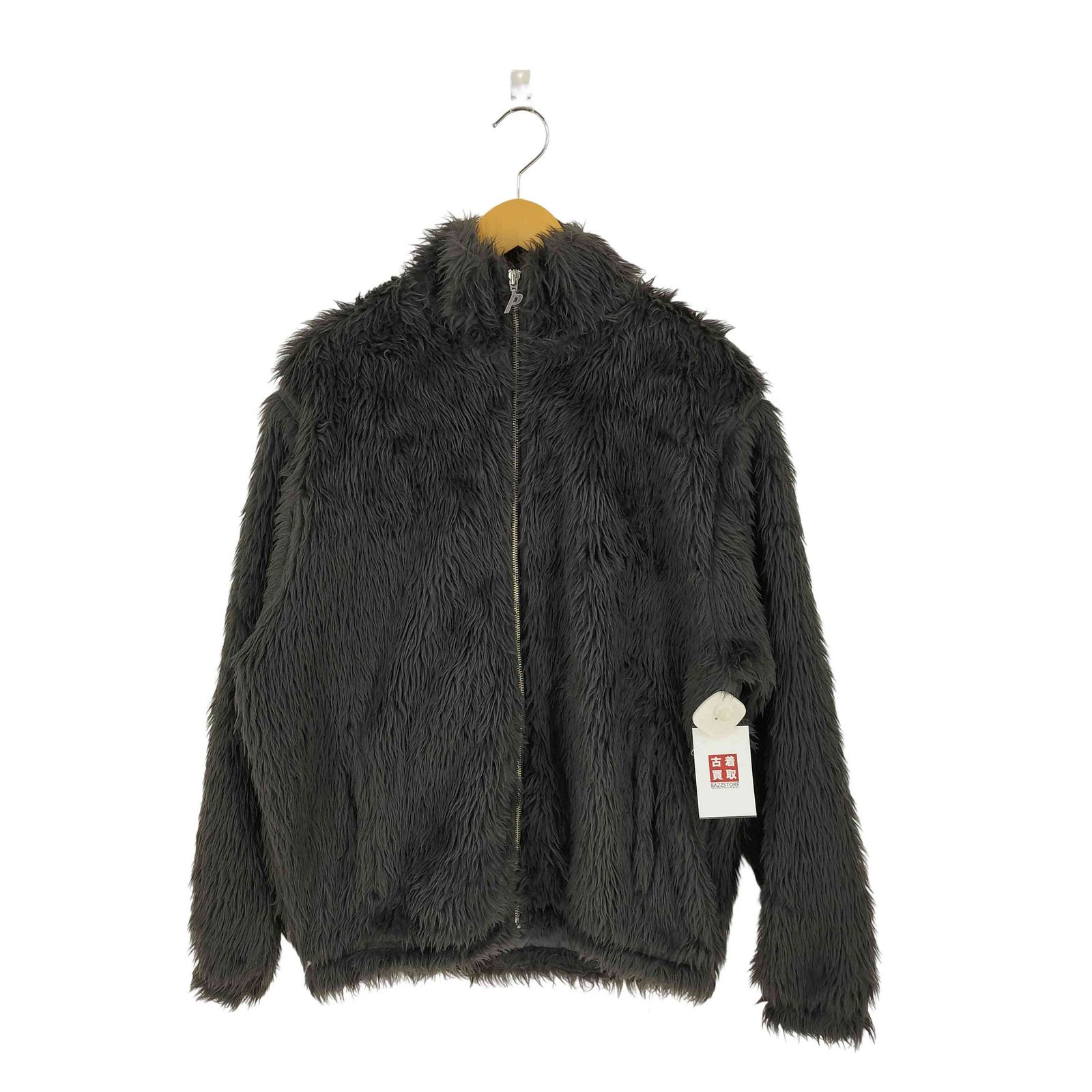 メンズ パレス PALACE 24AW furry zip funnel coal ジップアップ