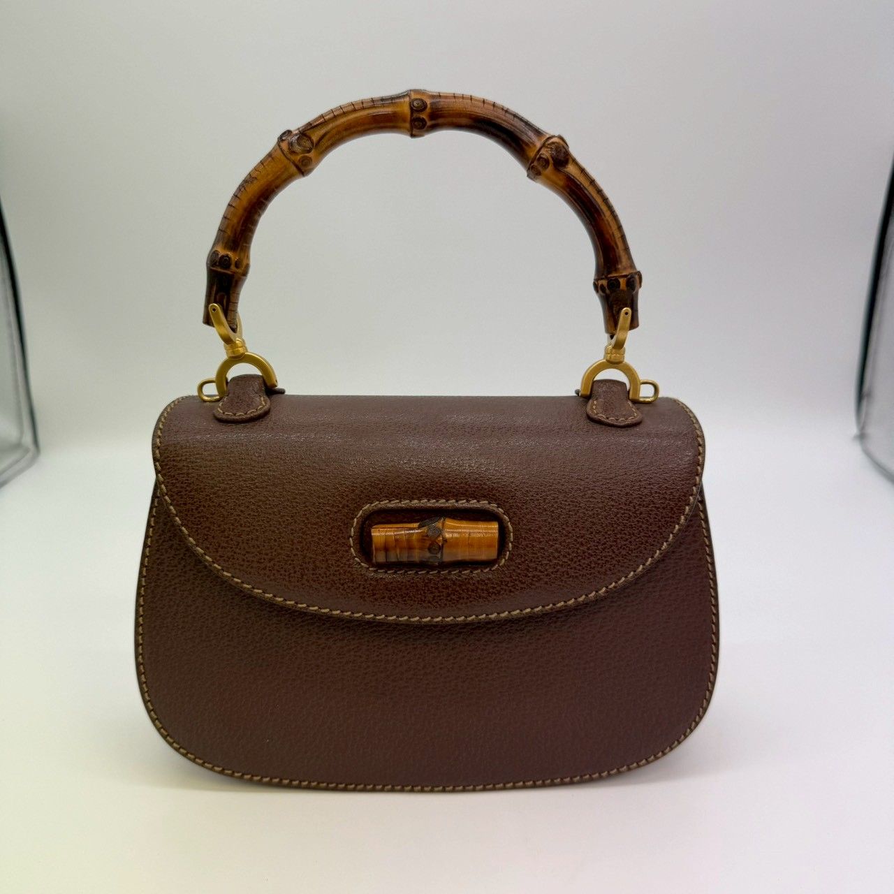 鑑定済み】GUCCI グッチ 0002046 バンブー オールドグッチ 