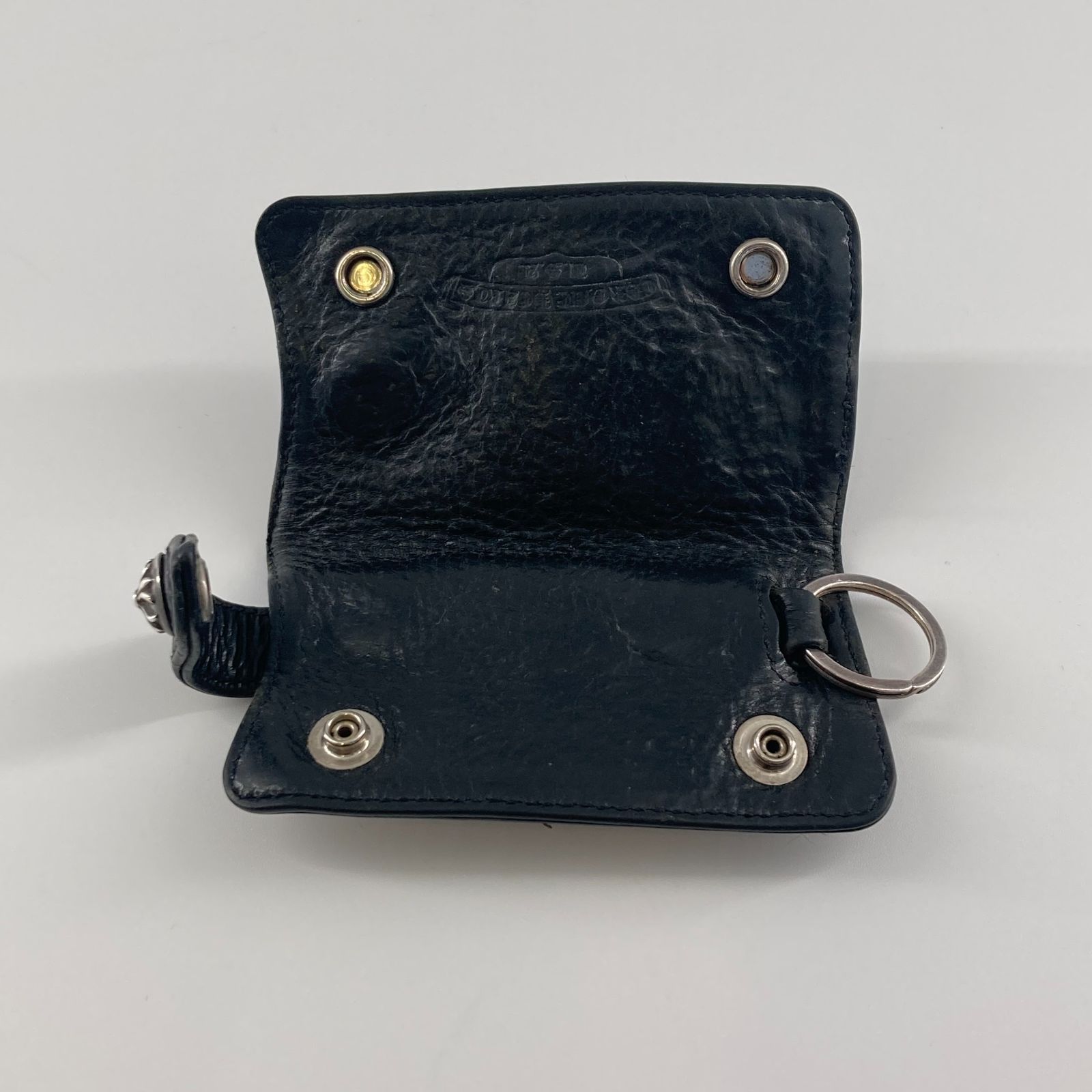 CHROME HEARTS(クロムハーツ) KEY CASE レザーキーケース クロスボール