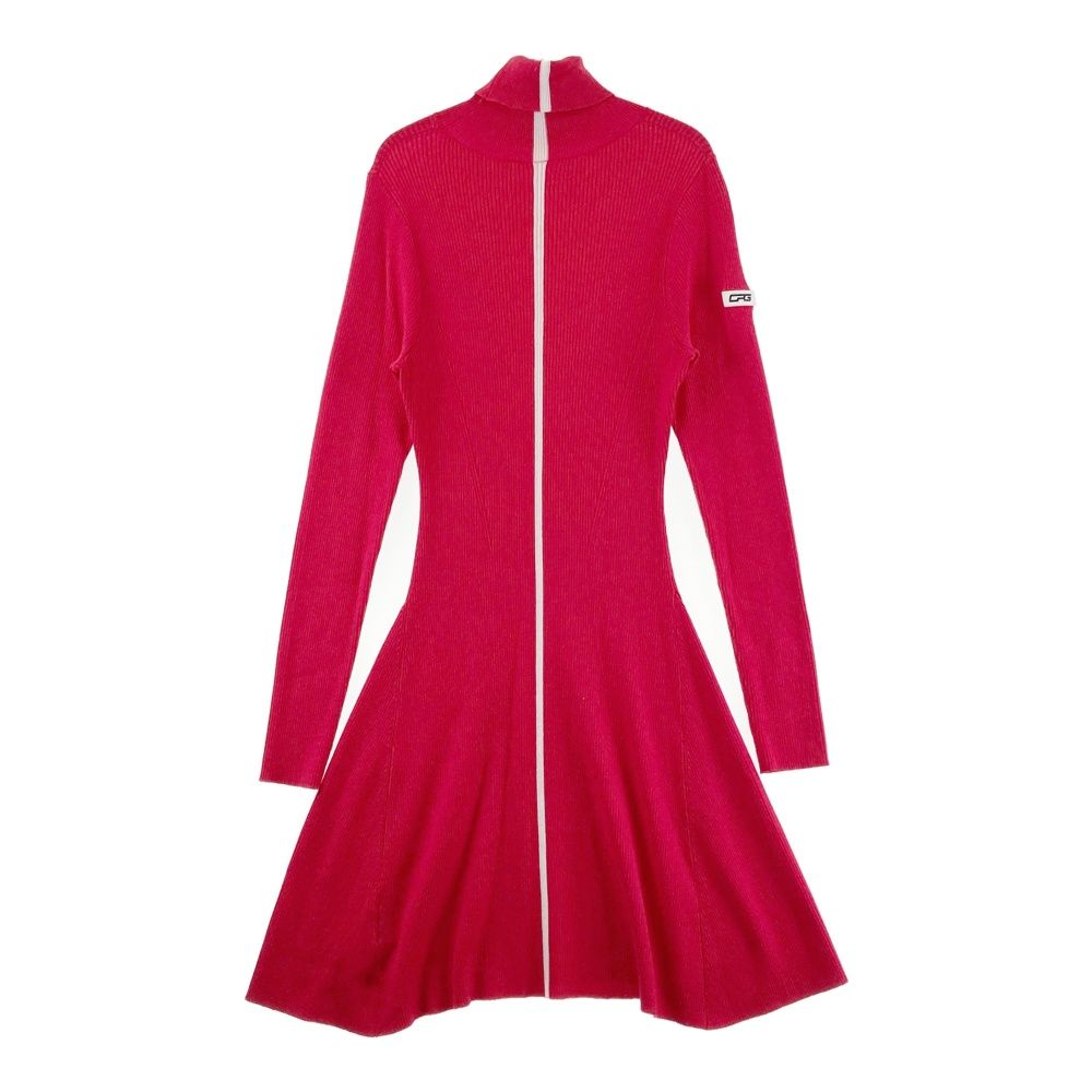 サイズ：1 CPG GOLF シーピージーゴルフ タートルネック長袖ワンピース