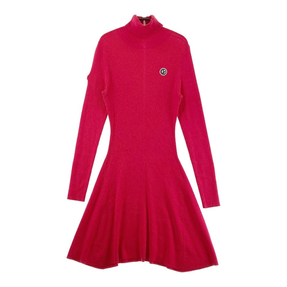 サイズ：1 CPG GOLF シーピージーゴルフ タートルネック長袖ワンピース