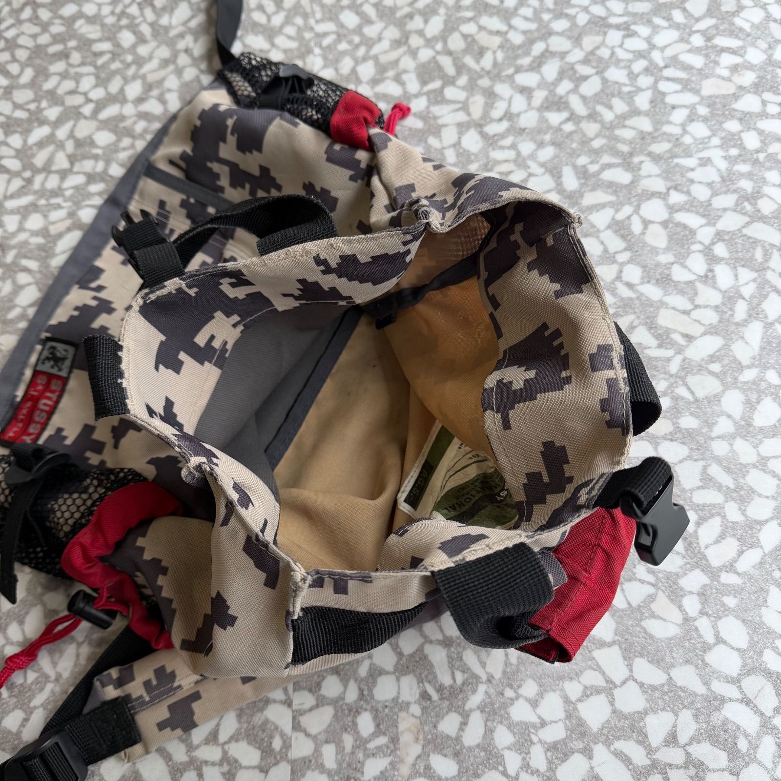 STUSSY / 90′s digital camo bag 【デジカモ、ミニショルダー
