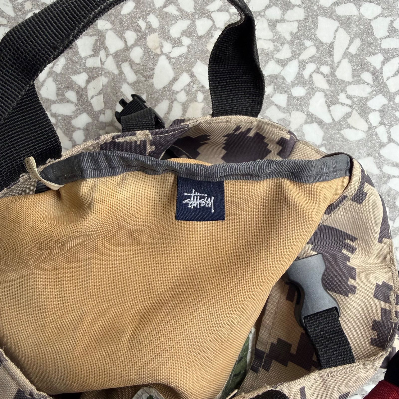 STUSSY / 90′s digital camo bag 【デジカモ、ミニショルダー