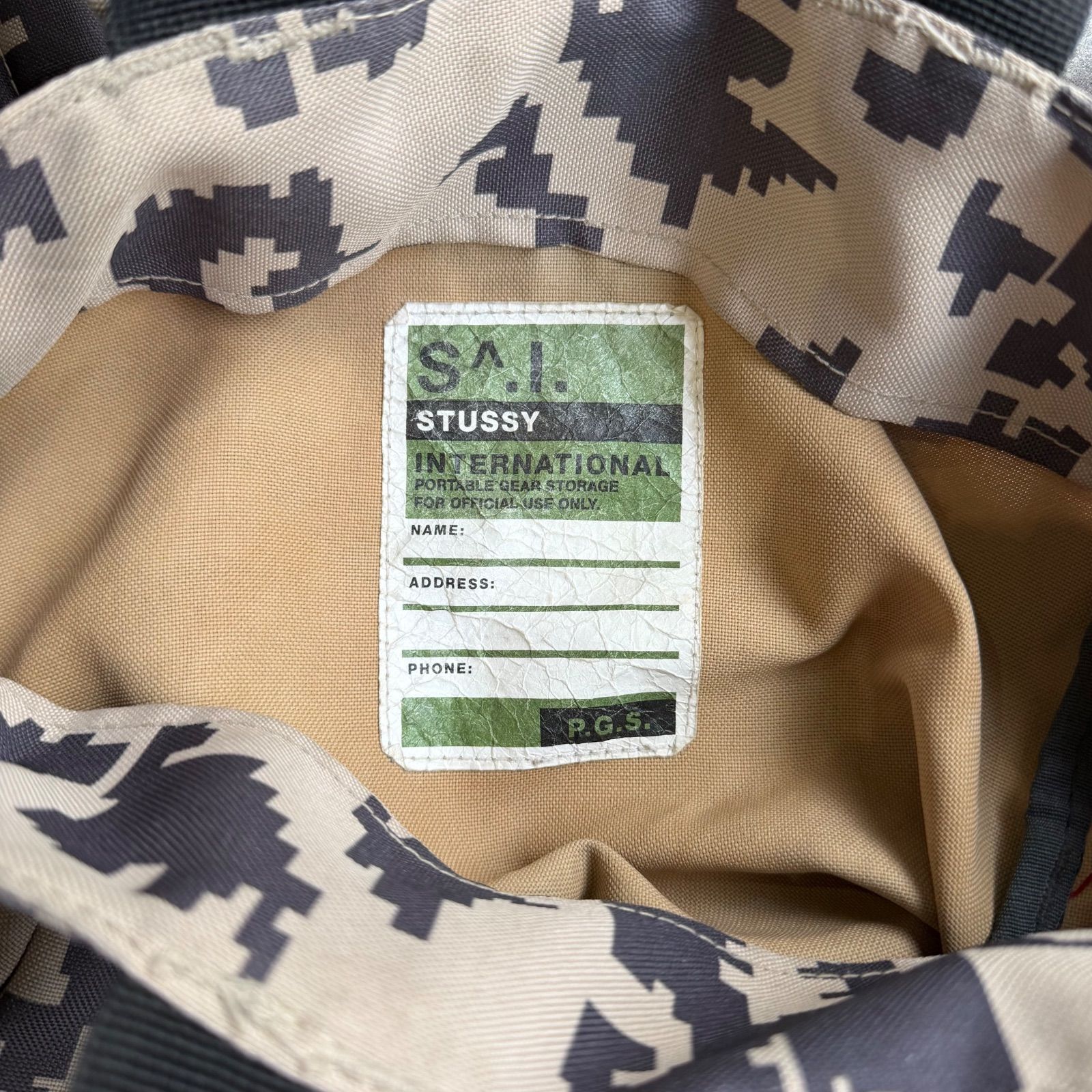 STUSSY / 90′s digital camo bag 【デジカモ、ミニショルダー