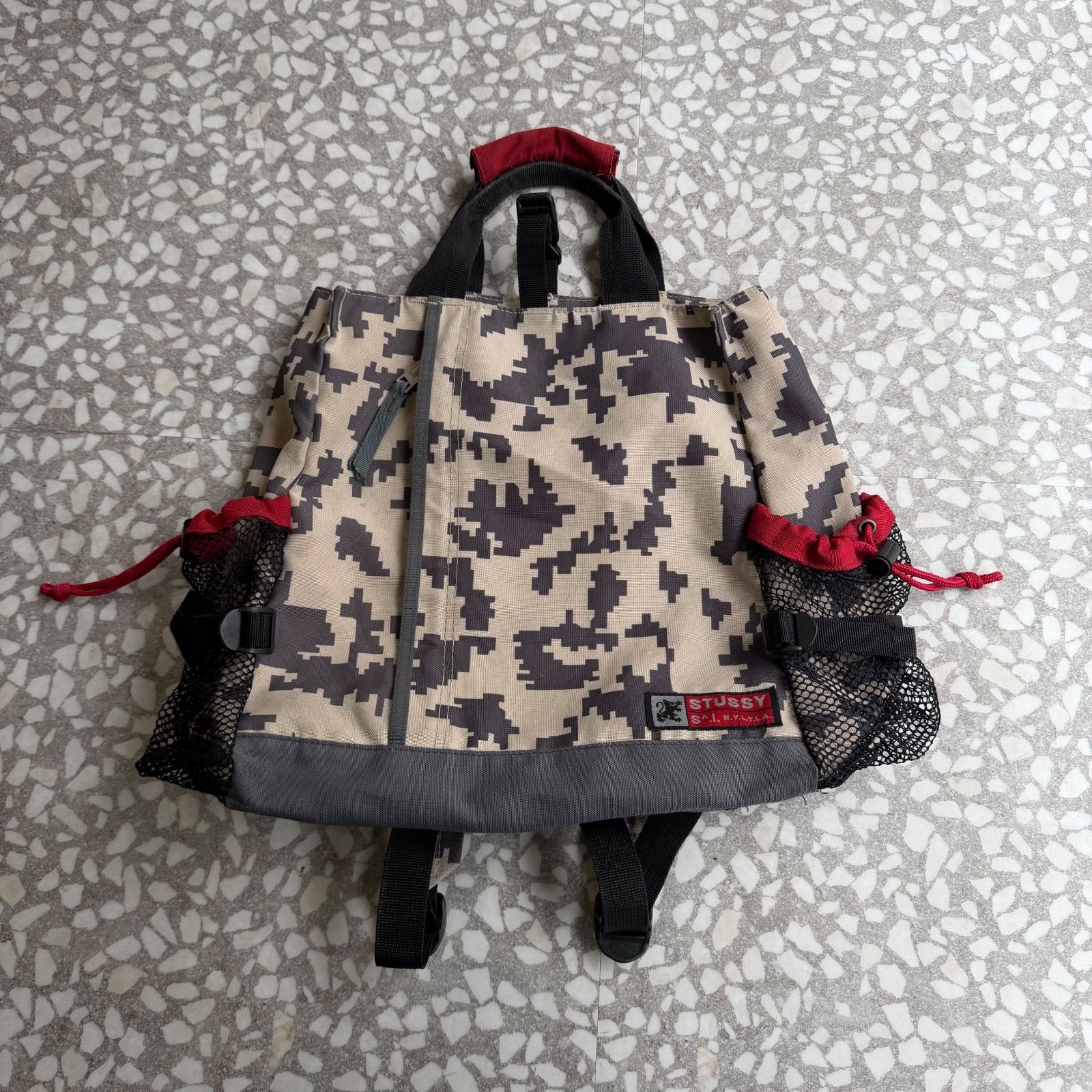 STUSSY / 90′s digital camo bag 【デジカモ、ミニショルダー