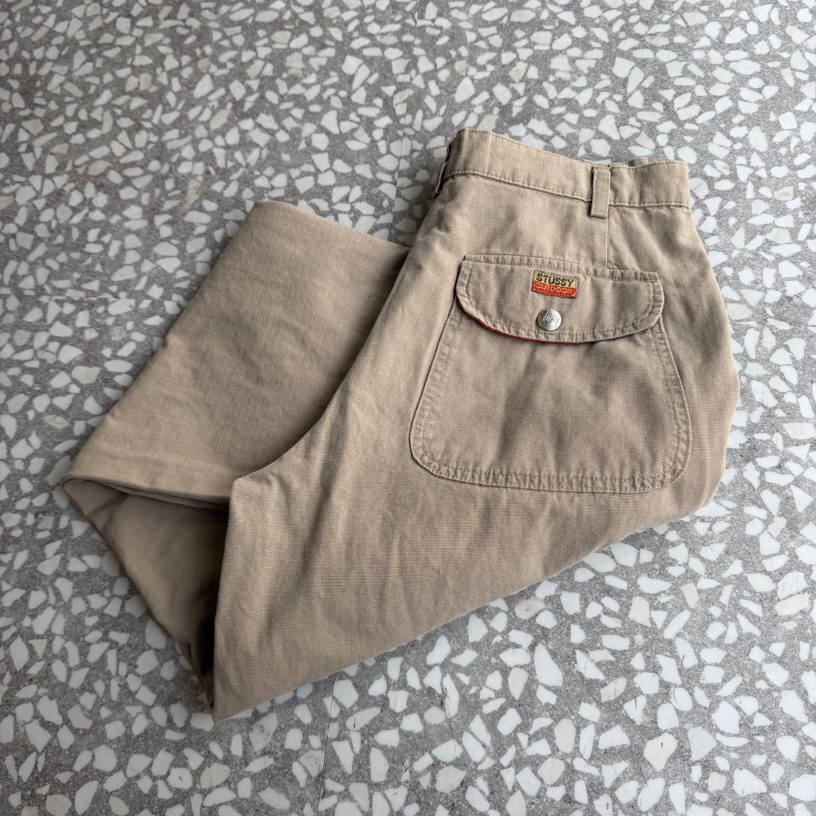 STUSSY / 90′s usa製 OUTDOOR double knee 30 【90年代USA製】オールド