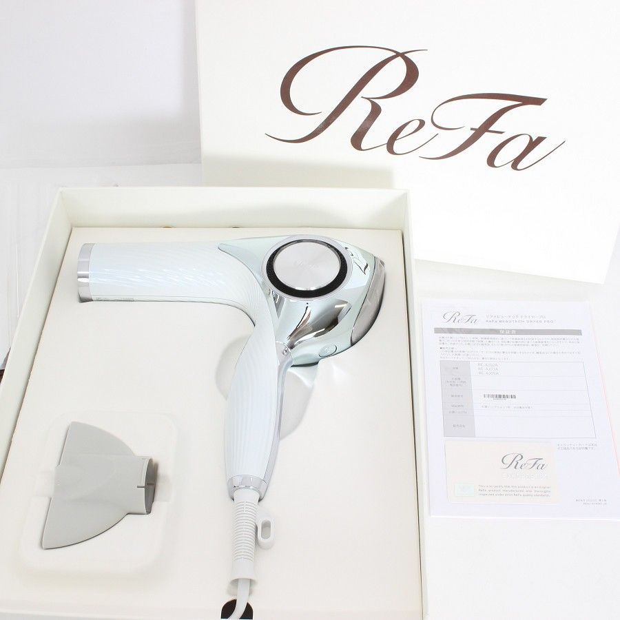 美品】MTG ReFa BEAUTECH DRYER PRO RE-AJ02A ホワイト リファ ビュー
