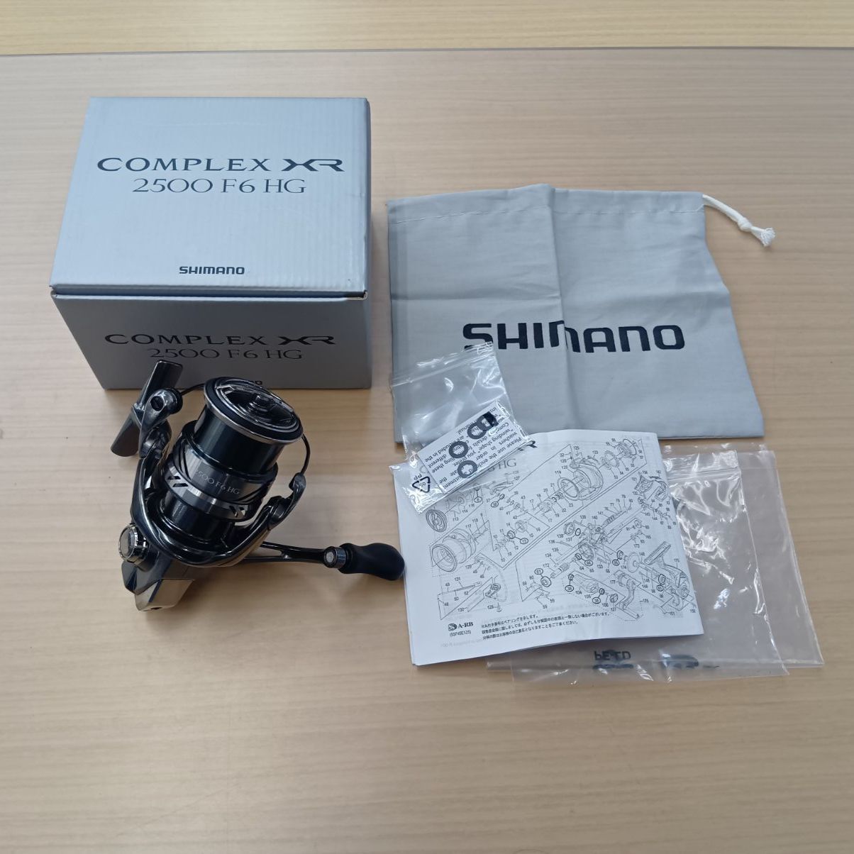 併売 シマノ コンプレックス XR 2500 F 6 HG