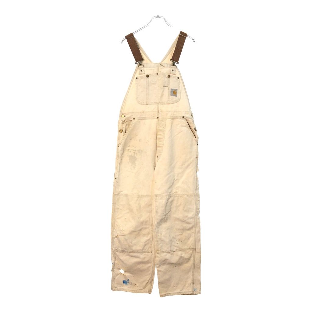 80年代 USA製 Carhartt カーハート ダック ダブルニー ビブ