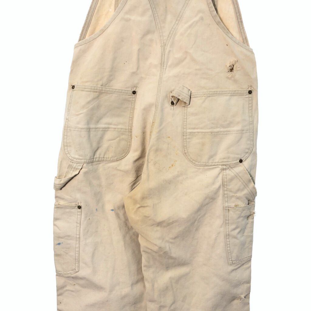 80年代 USA製 Carhartt カーハート ダック ダブルニー ビブ