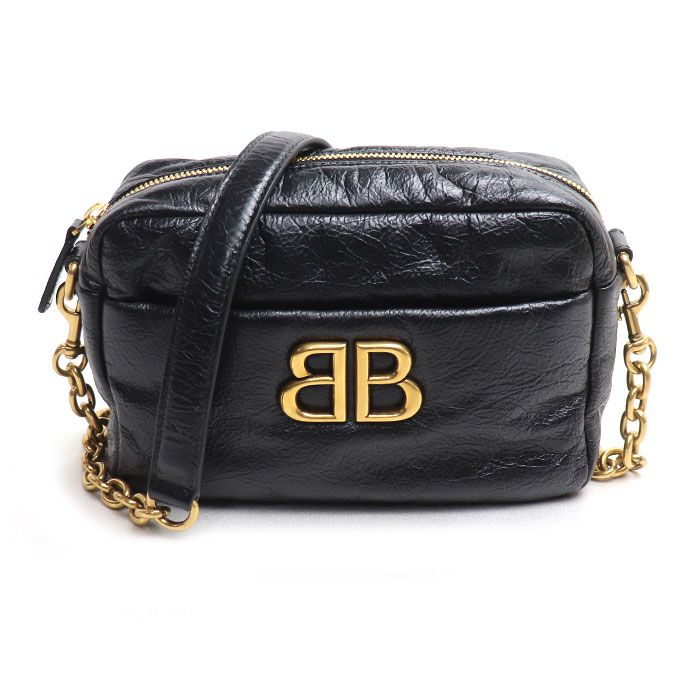 BALENCIAGA バレンシアガ モナコ チェーンショルダー ショルダーバッグ 