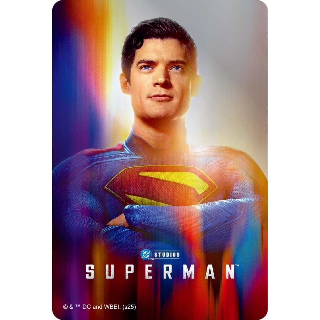 メール便】スーパーマン コレクター雑貨 メタリックカードコレクション