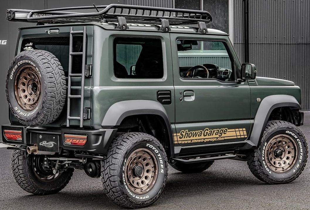 M's】 JB74W ジムニーシエラ Showa GARAGE リアラダー (ワイドタイプ