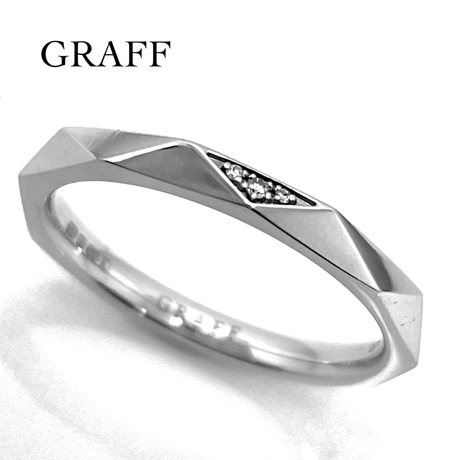 GRAFF / グラフ ローレンス シグネチャー ダイヤリング 750WG 13号