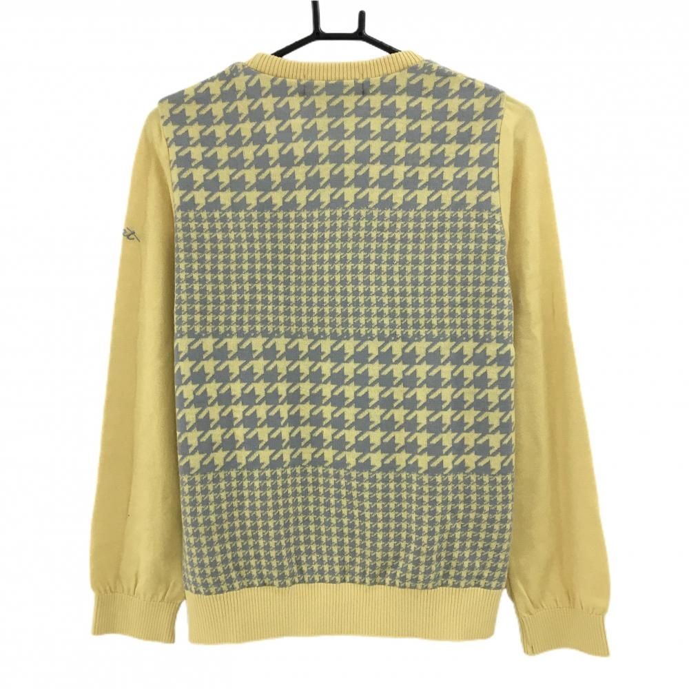 新品 アダバット ゴルフ 千鳥柄 裏地付き セーター 防風 定価26400円 L 新品アダバット ゴルフ 千鳥柄 裏地付き セーター 防風 定価26400円 LL