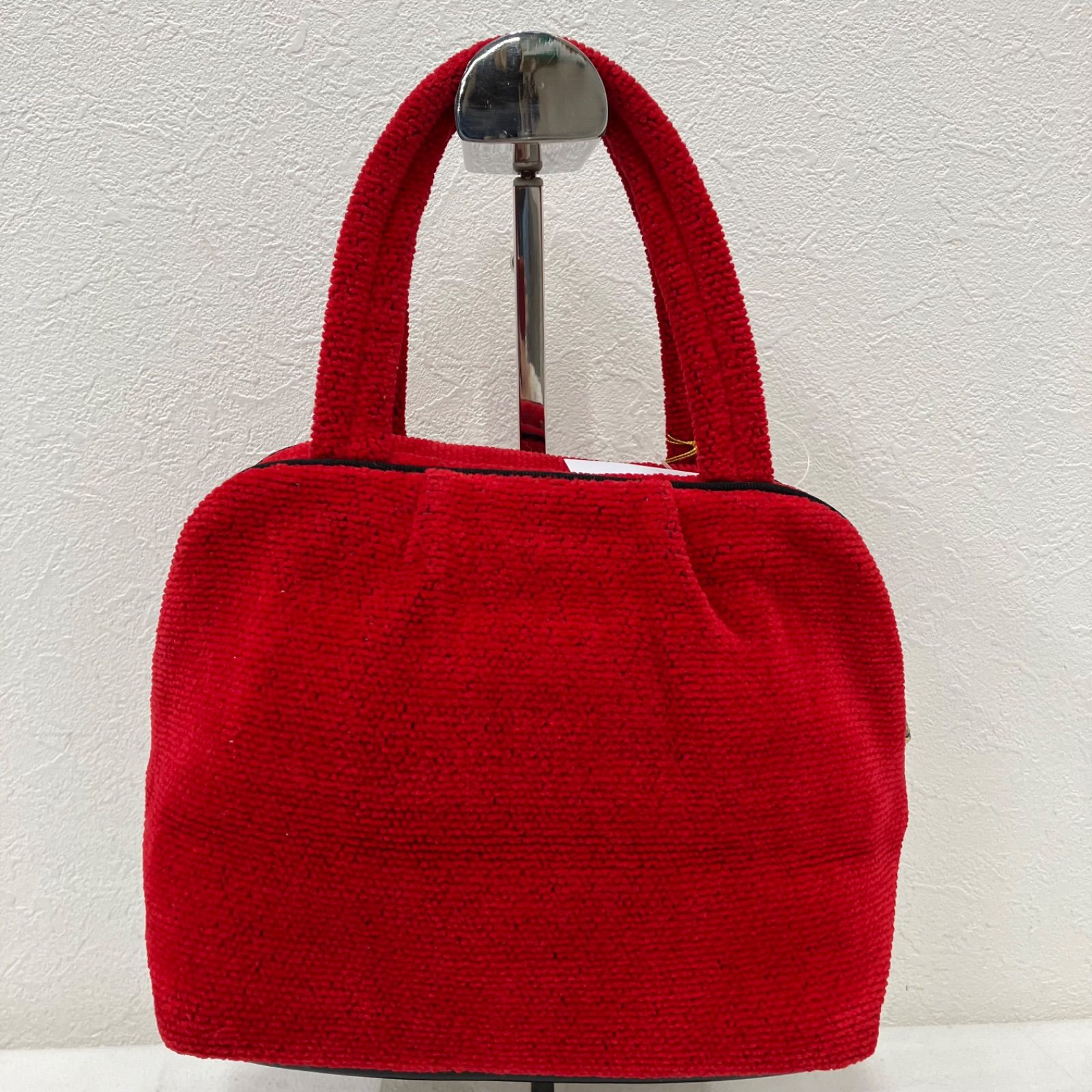 8391 FEILER フェイラー ハンドバッグ 小さめ ミニ ミニバッグ レッド