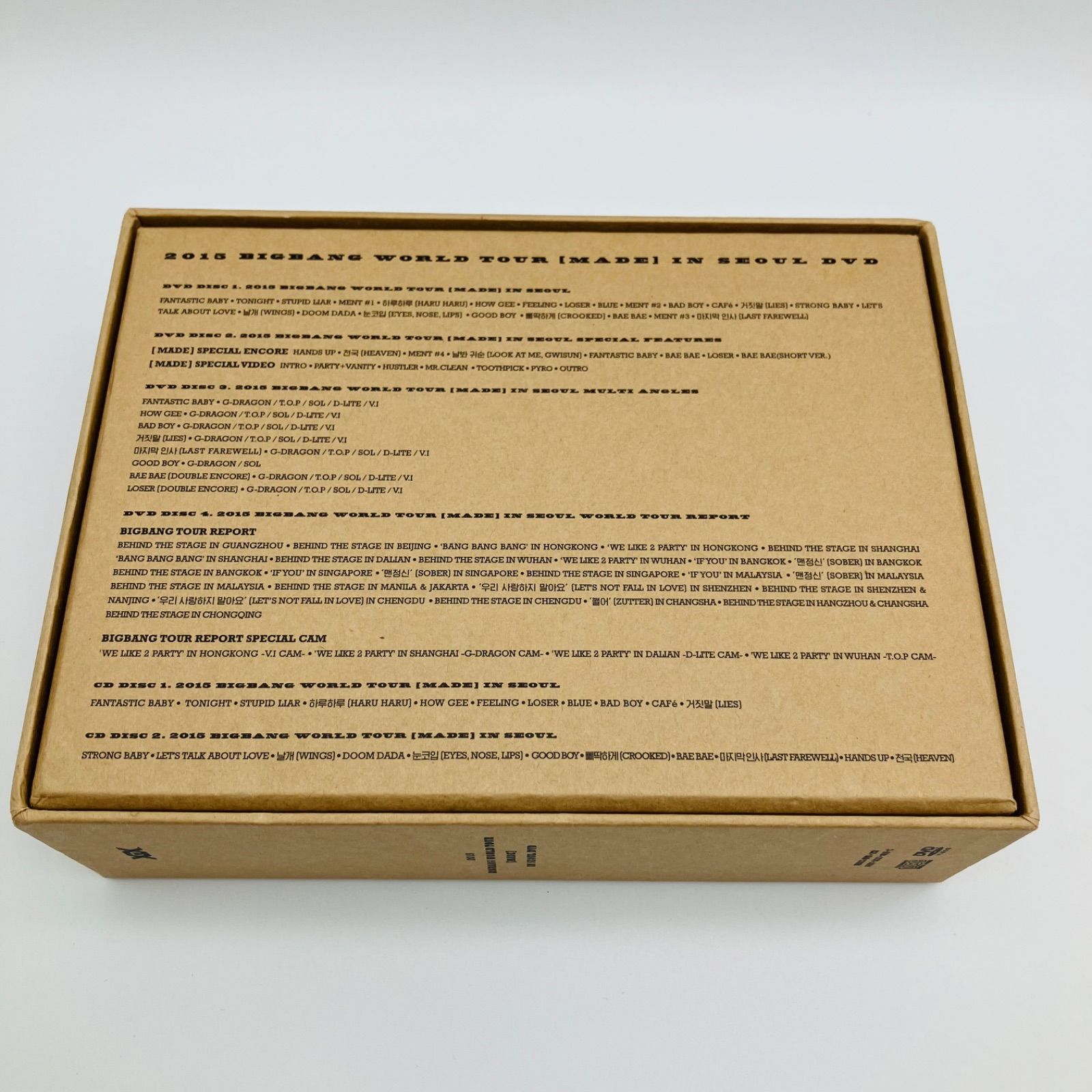 中古 DVD CD 2015 BIGBANG WORLD TOUR [ MADE ] IN SEOUL 初回生産限定