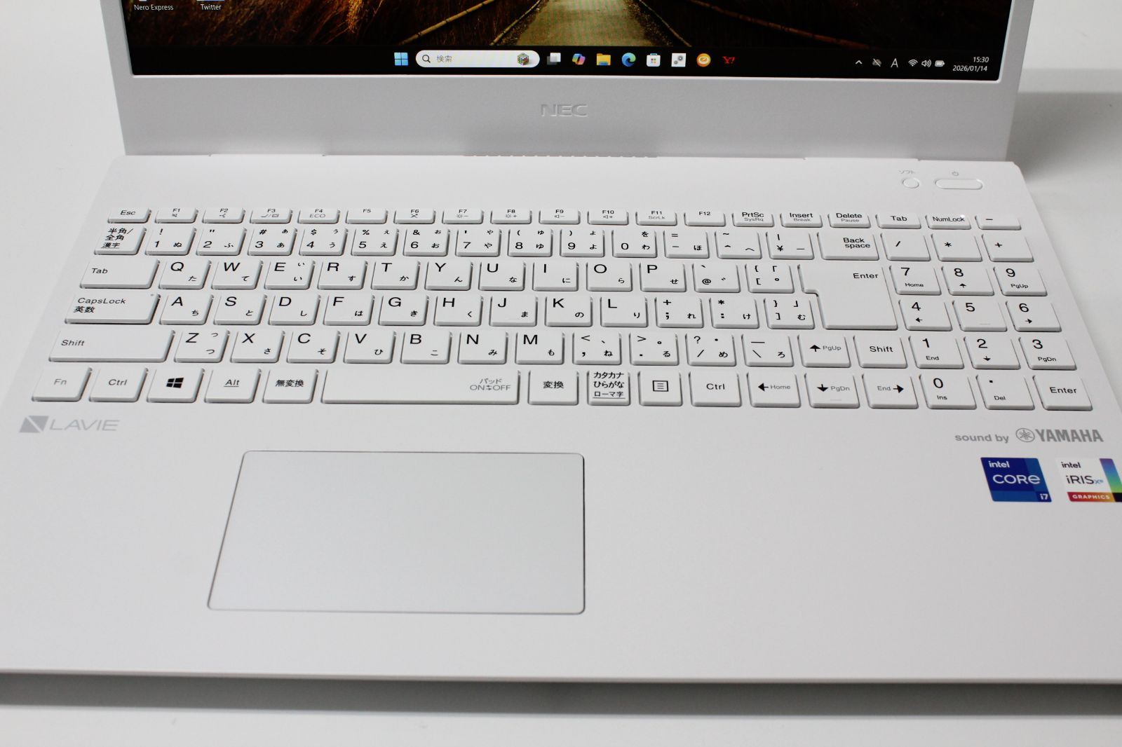 中古ノートPC】NEC〈LAVIE N15 N1575/CAW 〉Intel Core i7/SSD512GB