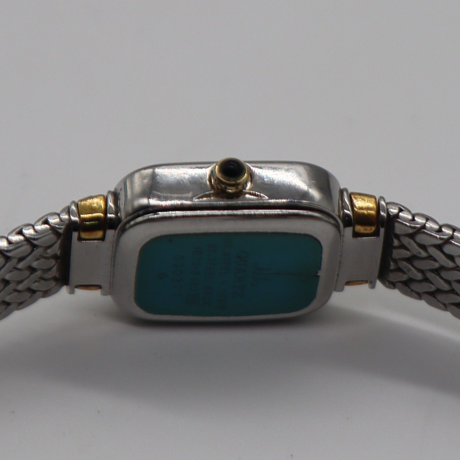 電池新品 セイコー クレドール 1E70-5130 クォーツ 10Pダイヤ 18KT+SS