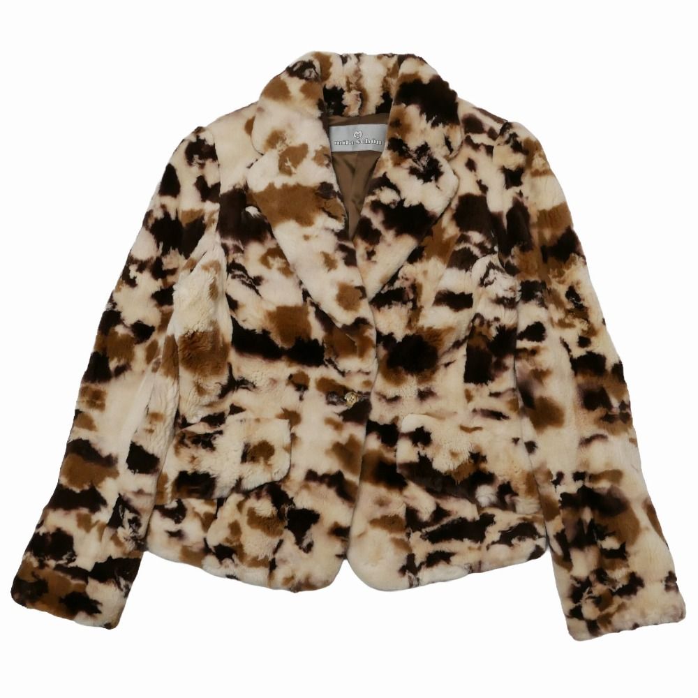 mila schon ミラショーン ジャケット サイズF 毛皮 リアルファー