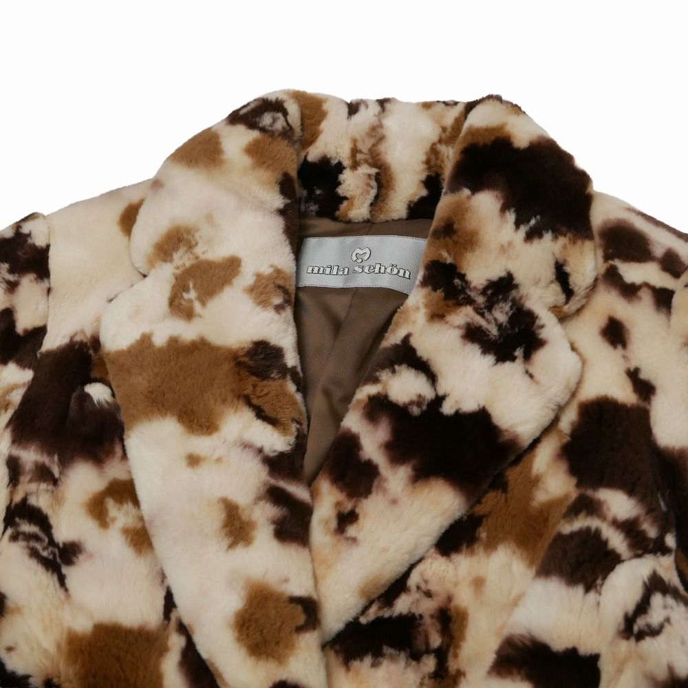 mila schon ミラショーン ジャケット サイズF 毛皮 リアルファー