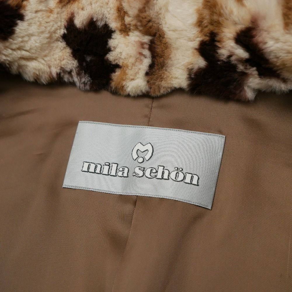 mila schon ミラショーン ジャケット サイズF 毛皮 リアルファー