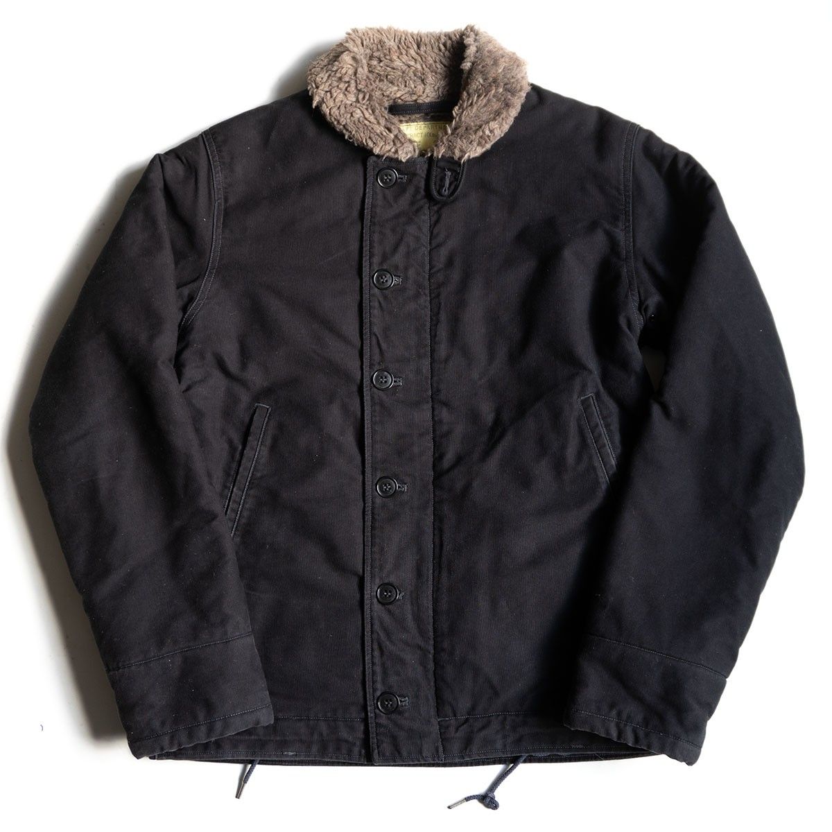 BUZZ RICKSONS 東洋エンタープライズ　Nー1 雰囲気抜群】BUZZ RICKSON'S【N-1 デッキジャケット】38 ネイビー